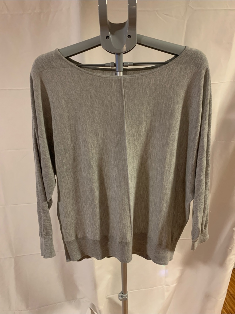 Reitmans dolman sleeve grey sweater large